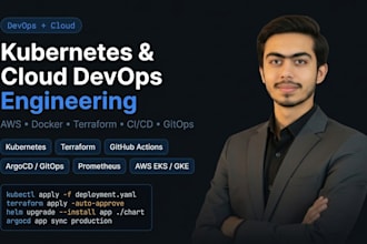 setup kubernetes docker ci cd and cloud deployment