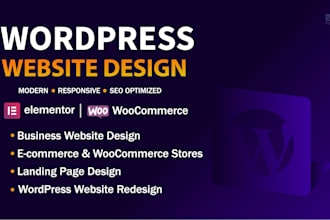 design and develop wordpress website
