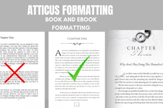do atticus book formatting kindle paperback formatting interior layout design