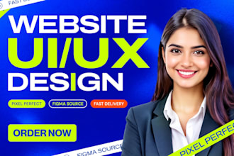 do figma website design and landing page UI UX design