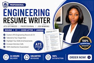 write an ats optimized engineer resume and CV