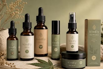 design professional skin care label beauty self care cosmetic body lotion makeup