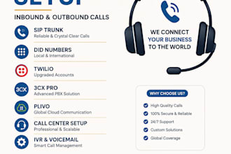 configure 3cx with twilio sip trunk, did, inbound and outbound calls
