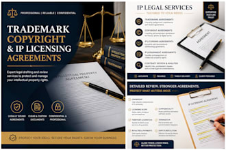 draft trademark, copyright, and IP licensing agreements