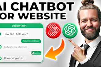 create ai chatbot for social media and website