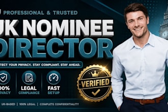 provide UK nominee director, nominee shareholder and company formation