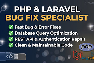 fix PHP laravel and mysql bugs or performance issues