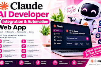 be your claude ai developer for integration and automation web app