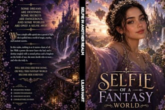 fix, redesign, and create book cover design, KDP cover, fantasy cover art