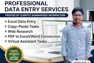 do b2b lead generation , data entry , web research ,excel data cleaning