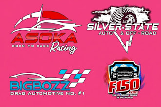 design a professional modern motorsports, automobile, racing logo