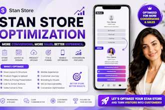 optimize your stan store for conversions, sales and a better user experience