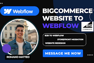 migrate bigcommerce marketing website to webflow bigcommerce b2b site to webflow