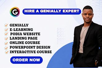 create online courses, podia courses, elearning, and genially courses