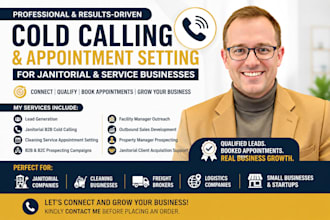 janitorial cold calling, cold calling, janitorial cleaning services, cold caller