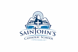 do minimalist catholic church, christian, ministry and religious logo design