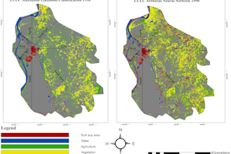 do gis remote sensing arcgis, lulc, qgis