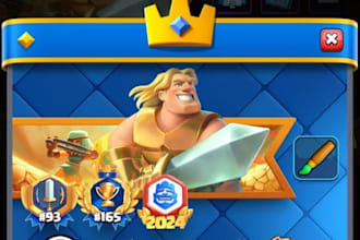 coaching y analista  jugador top en clash royale