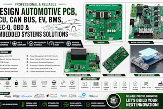 design automotive pcb ecu can bus ev bms aec q obd  embedded systems solution