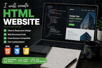 create responsive HTML website pages