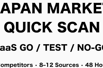 research japan market for saas
