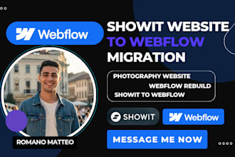 clone showit website to webflow redesign showit photographer website to webflow