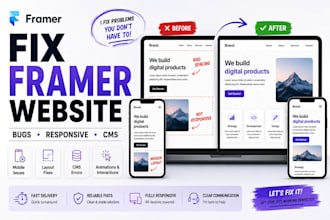 framer website bugs, responsiveness, framer cms and layout issues
