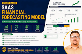 build dynamic saas financial models and scenario forecasts