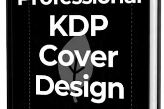 design professional KDP notebook  cover for amazon