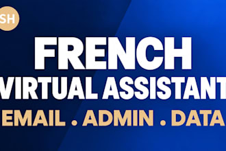 be your french virtual assistant for email and admin support