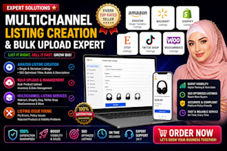 optimize and bulk upload multichannel product listings