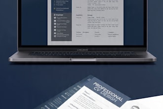 design professional CV, resume and cover letter in canva