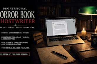 ghostwrite a horror story or psychological thriller