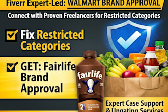 help you with walmart brand and category approval