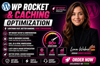 speed up your wordpress website with wp rocket and caching