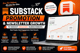 do substack promotion substack newsletter growth to boost organic subscribers
