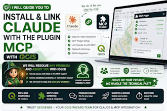set up and connect claude with qgis mcp