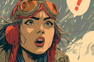 draw graphic novel pages and sequential art