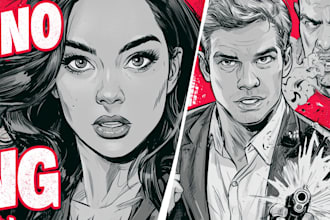 create dynamic graphic novel pages and covers