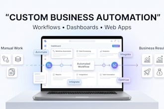 build custom business automation tools and web applications