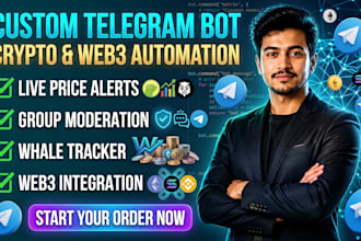 develop a custom telegram bot for your web3 project