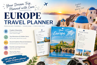 create you a personalised europe travel plan