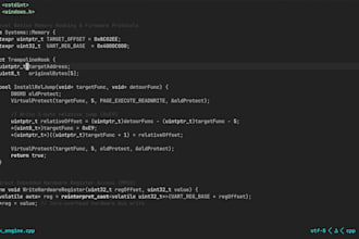 write embedded firmware or re dll plugins and mods in cpp