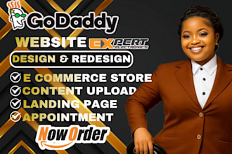 develop godaddy website design godaddy website redesign godaddy design
