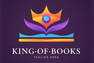 do educational bookstore library publishers logo design