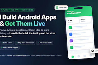 build and publish android and IOS apps