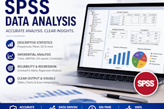 perform spss statistical data analysis and interpretation