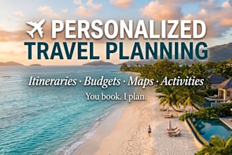 plan your trip with a detailed itinerary, budget and map