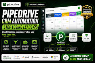 optimize pipedrive CRM sales pipeline and automate lead tracking