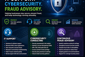 provide device hardening, IT support, cybersecurity consult